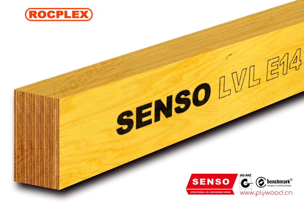 LVL estrutural E14 projeta vigas de madeira LVL 90 x 45mm H2S tratada SENSO que enquadra LVL F17