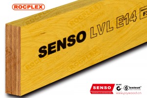 Strukturele LVL E14-gemanipuleerde hout LVL-balke 200 x 45 mm H2S-behandelde SENSO-raamwerk LVL F17