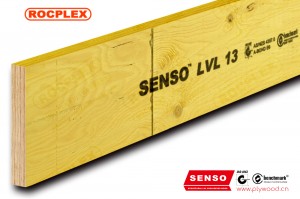 Estructural LVL E13 Bigues LVL de fusta d'enginyeria 300 x 45 mm Tractat amb H2S Estructura SENSO LVL 13