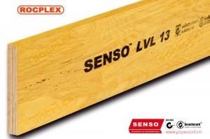 Konstrukční LVL E13 Konstrukční dřevo LVL Nosníky 400 x 45 mm H2S ošetřené rámování SENSO LVL 13