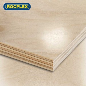UV Birch Plywood 2440 x 1220 x 12mm UV i ho'opau mua 'ia (Ma'amau: 1/2 in. 15/32 in. 4ft. x 8ft. UV Finished Birch Plywood )