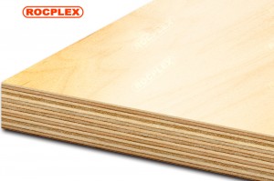 UV-berkenmultiplex 2440 x 1220 x 21 mm UV-voorafgewerkt hout (gebruikelijk: 4ft. x 8ft. UV-afgewerkt berkenmultiplex)
