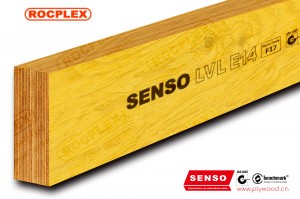 Konstrukcinė LVL E14 inžinerinė mediena LVL sijos 200 x 63 mm H2S apdorotas SENSO rėmas LVL F17