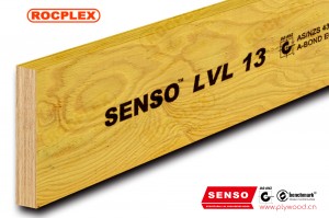 سازه LVL E13 چوب مهندسی شده LVL تیرهای LVL 300 x 45mm H2S درمان شده SENSO قاب LVL 13