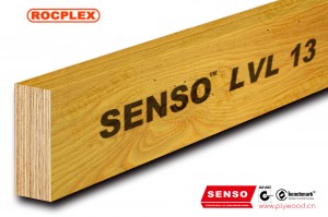Strukturele LVL E13-gemanipuleerde hout LVL-balke 140 x 45 mm H2S-behandelde SENSO-raamwerk LVL 13