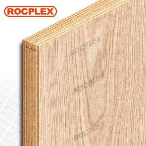 Red Oak Fancy Plywood Board 2440*1220*18mm ( Kawaida: 3/4 x 8′ x 4′.Red Oak Ply ya Mapambo)