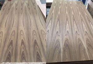 Teak Fancy Plywood Board 2440*1220*18mm (սովորական՝ 3/4 x 8′ x 4′. Դեկորատիվ Teak Ply)