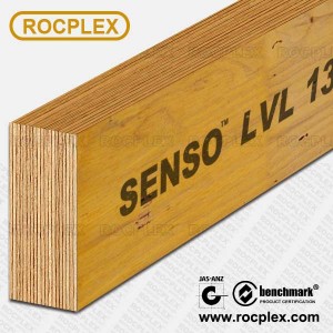 90 x 35 mm strukturele LVL-gemanipuleerde hout H2S-behandelde SENSO-raam E13