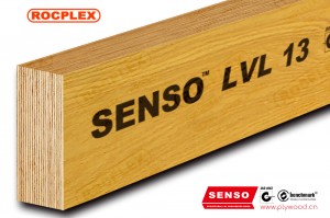 Strukturele LVL E13-gemanipuleerde hout LVL-balke 130 x 45 mm H2S-behandelde SENSO-raamwerk LVL 13