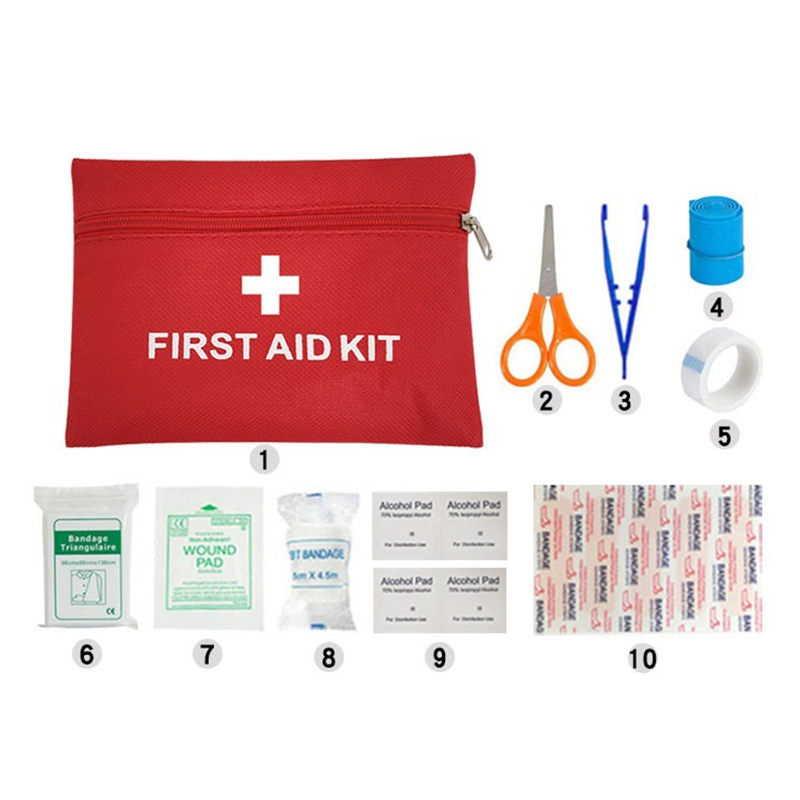 Cheap giveaway emergency first aid kit