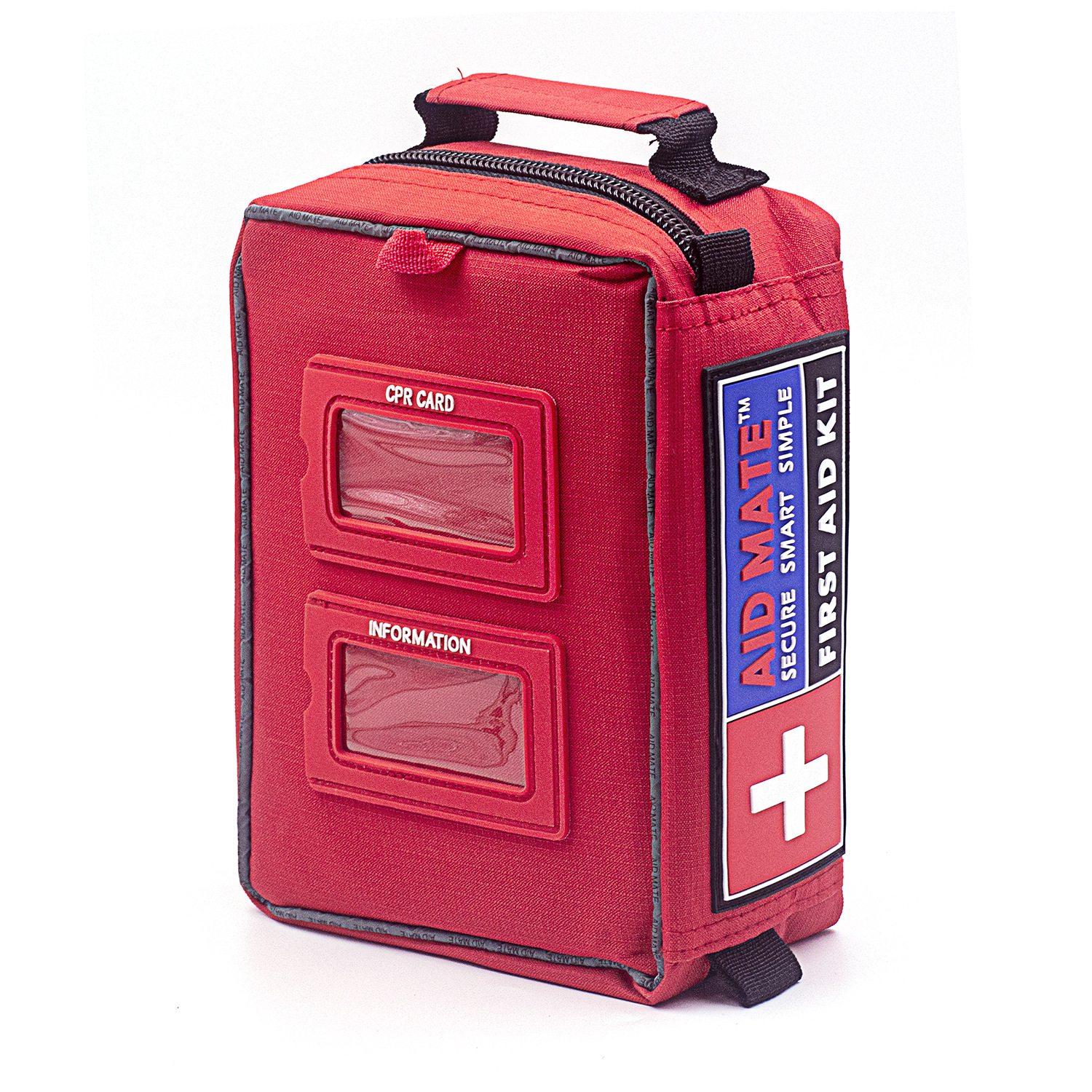 China wholesale bulk custom printed Red first aid bag kits bag manufacturer supplier