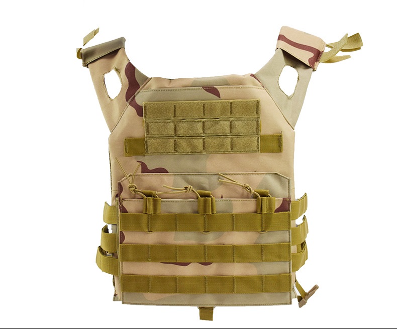 Tactical Airsoft Lightweight Molle Tactical Vest with Retention Cords