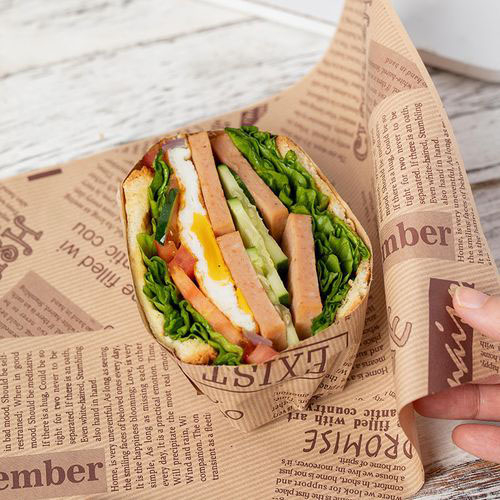 China-made Coated Hamburger Paper with Customizable Options24rh
