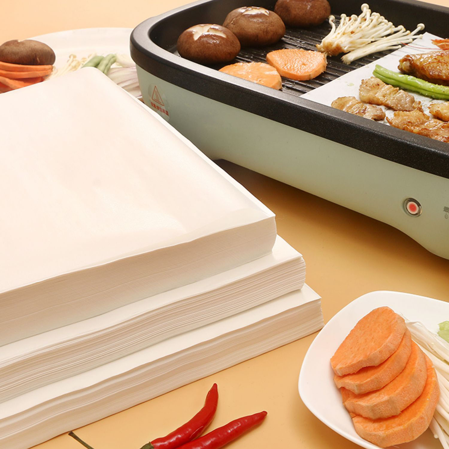 Cuttable High-Temperature Resistant Double-Sided BBQ Paper