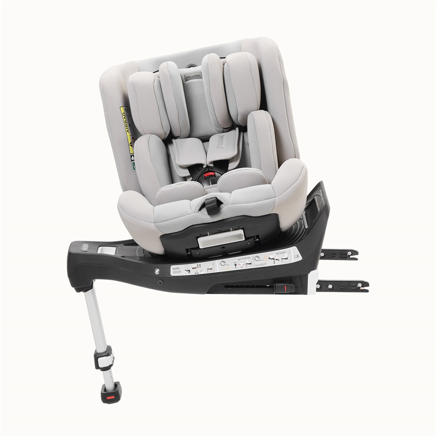 ISOFIX 360 rotation baby car seat with electronic in...