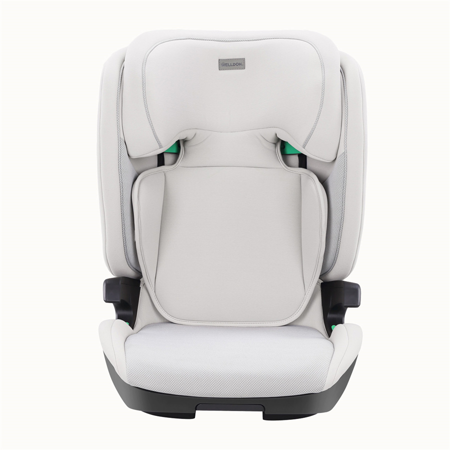 ISOFIX i-size double lock 3-point belt baby car seat Group 2+3