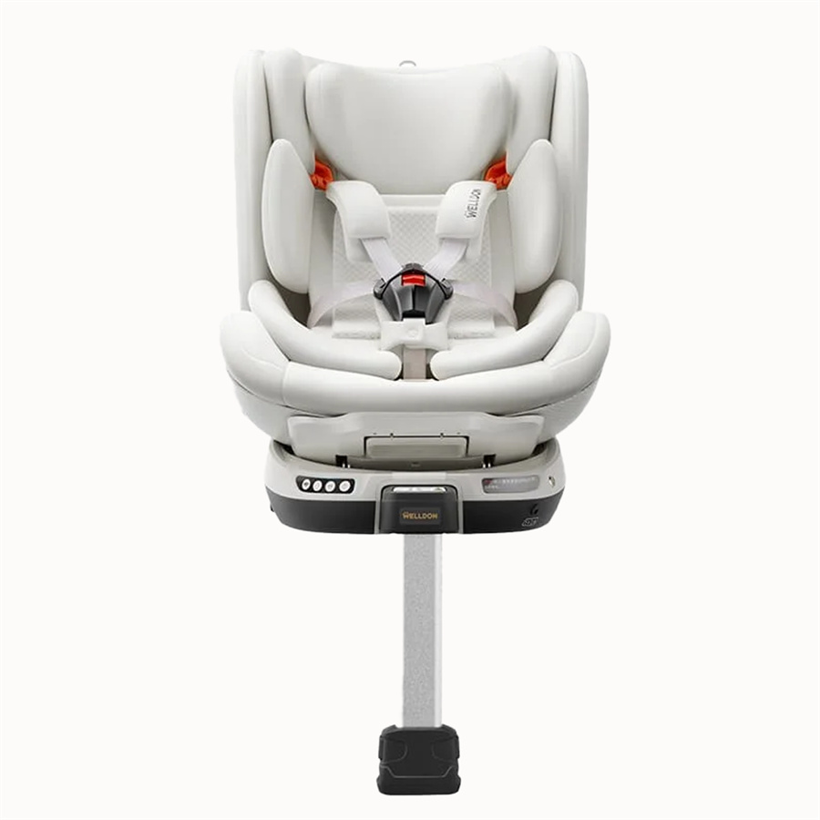 ISOFIX 360 rotation rearward facing baby car seat with electronic installation system Group 0+1+2