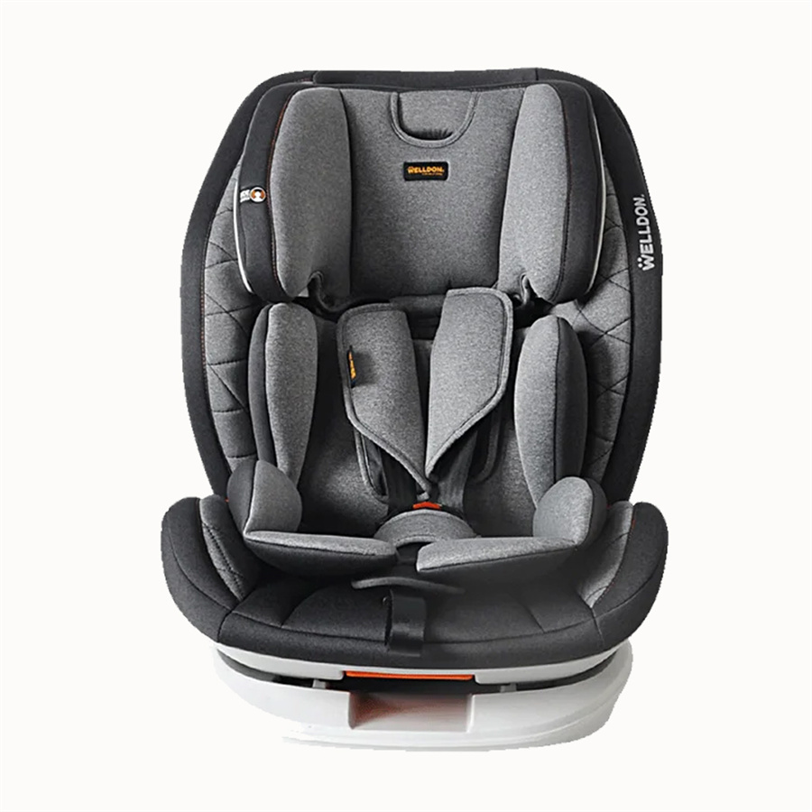 ISOFIX adjustable headrest at side protection toddler baby car seat Group 1+2+3