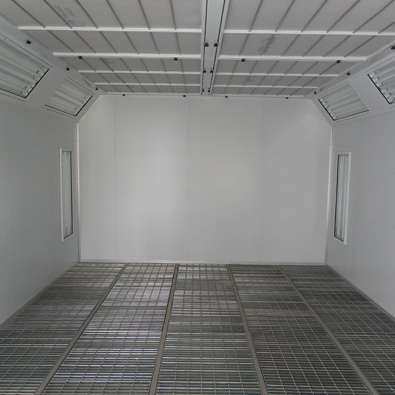 Dry type paint spray booth