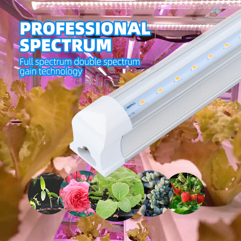 28W LED T8 Grow Light Tube for Vertical farms and various vegetables (2)p7f