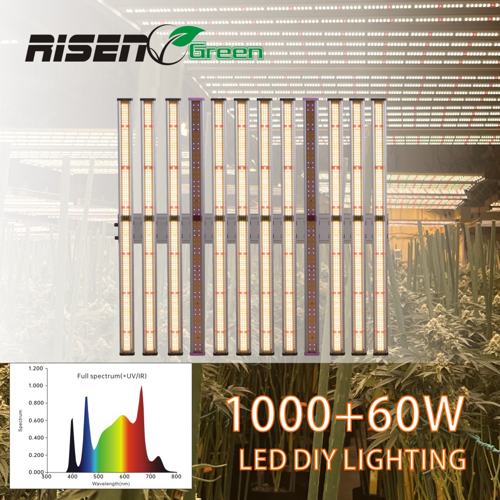 1060W Spectrum Plant Led Grow 1000w Lm301b Lm301h Full Spectrum Led Grow Light Uv Ir Indoor Dimmable