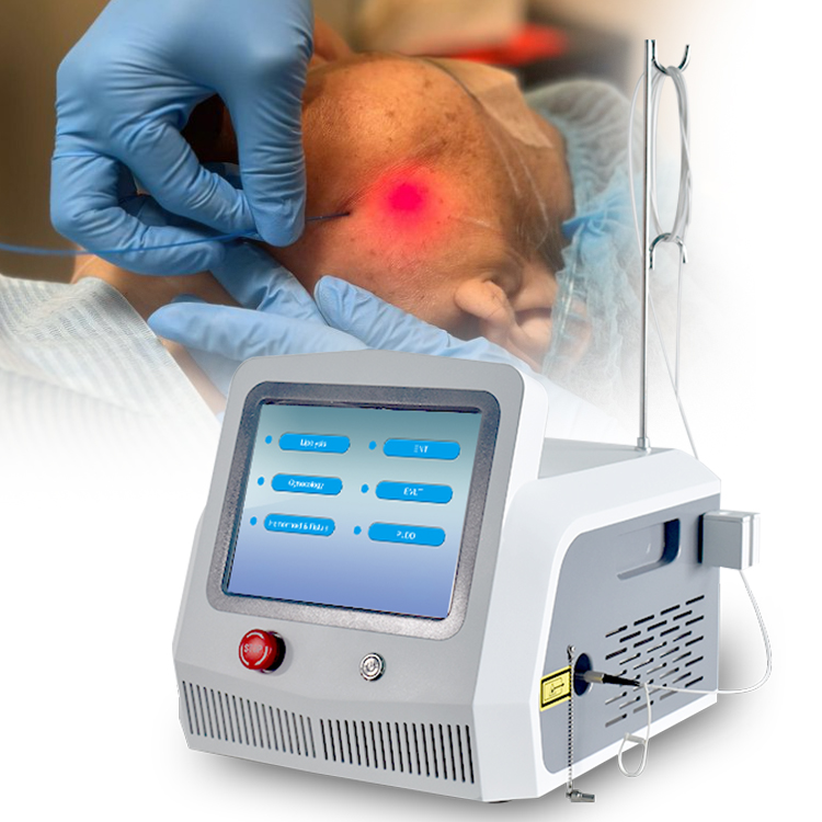 Dispositivo de laser de diodo 980/1470nm para rejuvenescimento da pele Endo Lifting