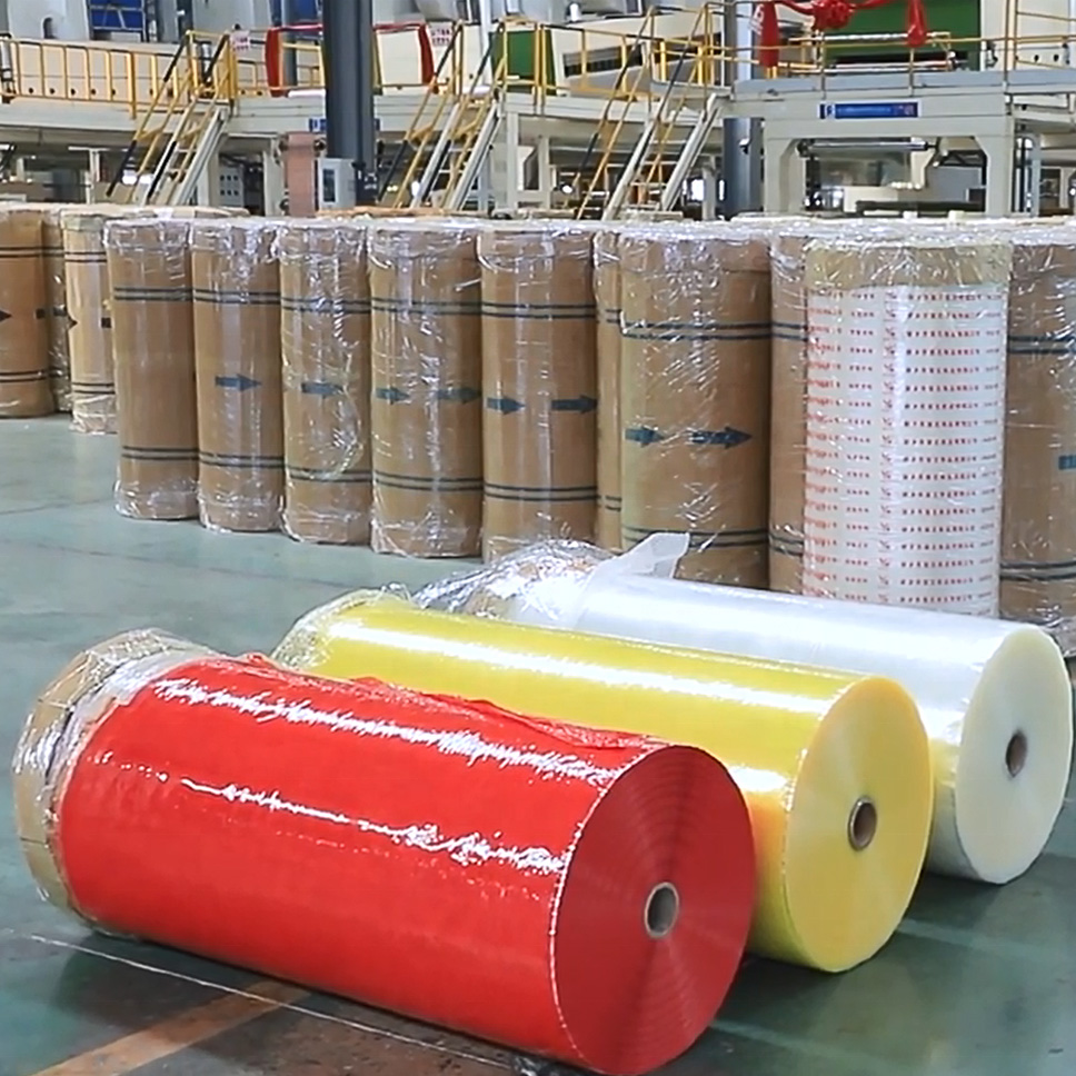 Transparent BOPP jumbo roll tape adhesive 1280mm