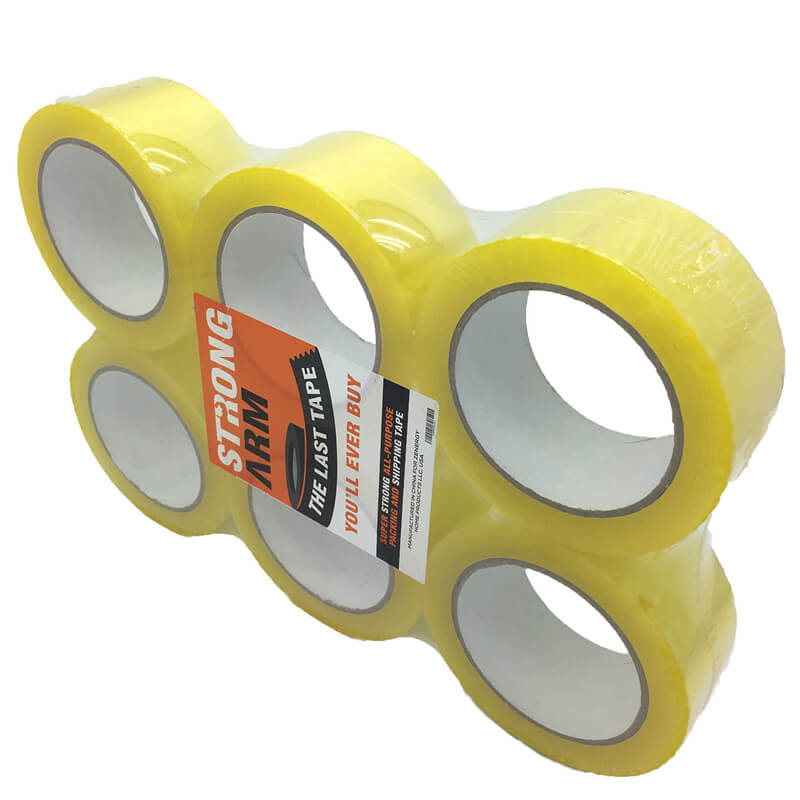 Yellow Bopp Transparent Adhesive Packing Tape Manufacturer