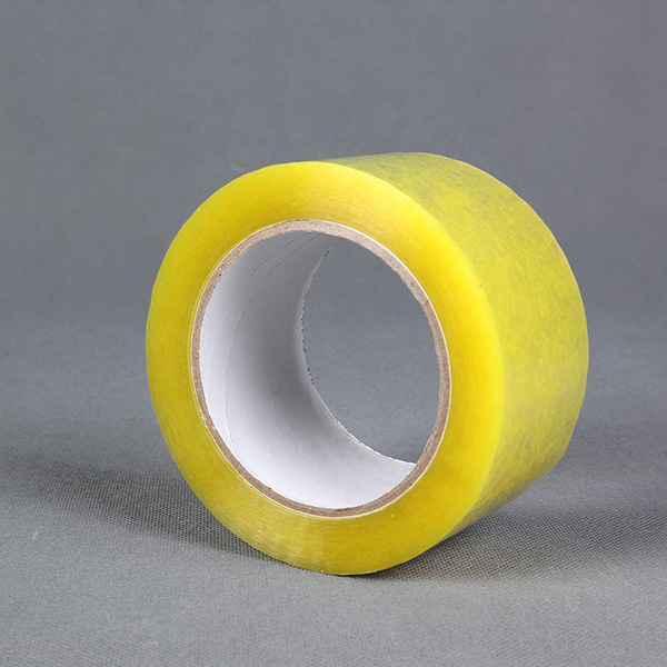 45 Mikrometer x 48 mm x 100 Jahre transparentes gelbliches BOPP-Verpackungsband