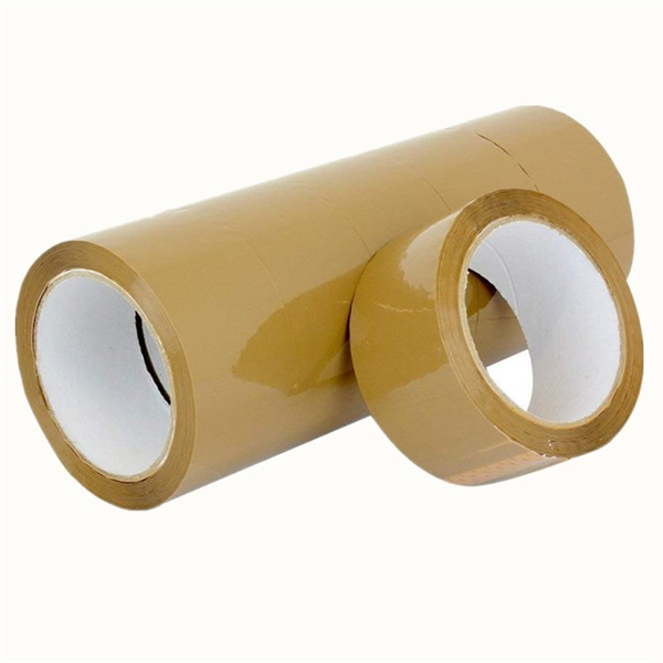 bopp acrylic glue adhesive packing tape brown color 2" 100 yards