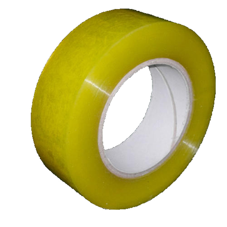 Fita adesiva amarelada Bopp para embalagem