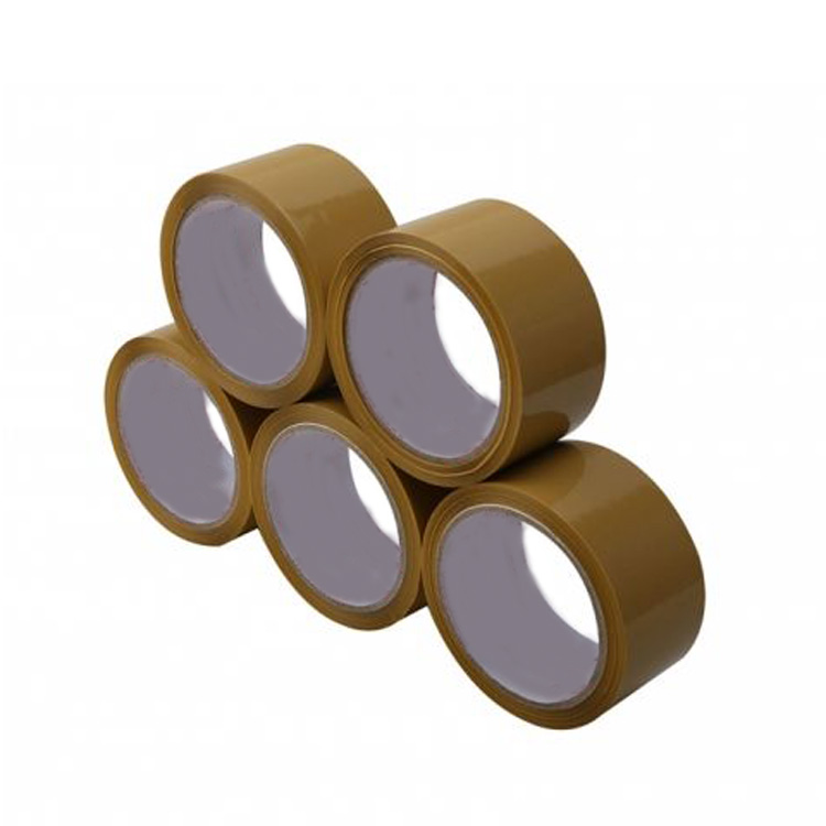 Рулоны в упаковке, коричневая упаковочная лента 48 мм х 66 м