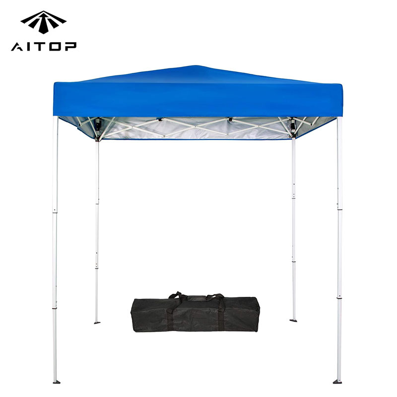 Canopy Outdoor Portativ Instant Shelter Katlanadigan Savdo Ko'rgazmasi chodiri