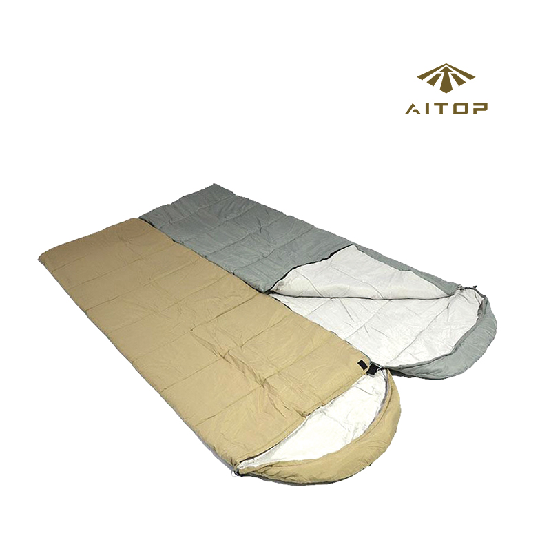 Outdoor camping sleeping bag adult envelope thickening bed blanket