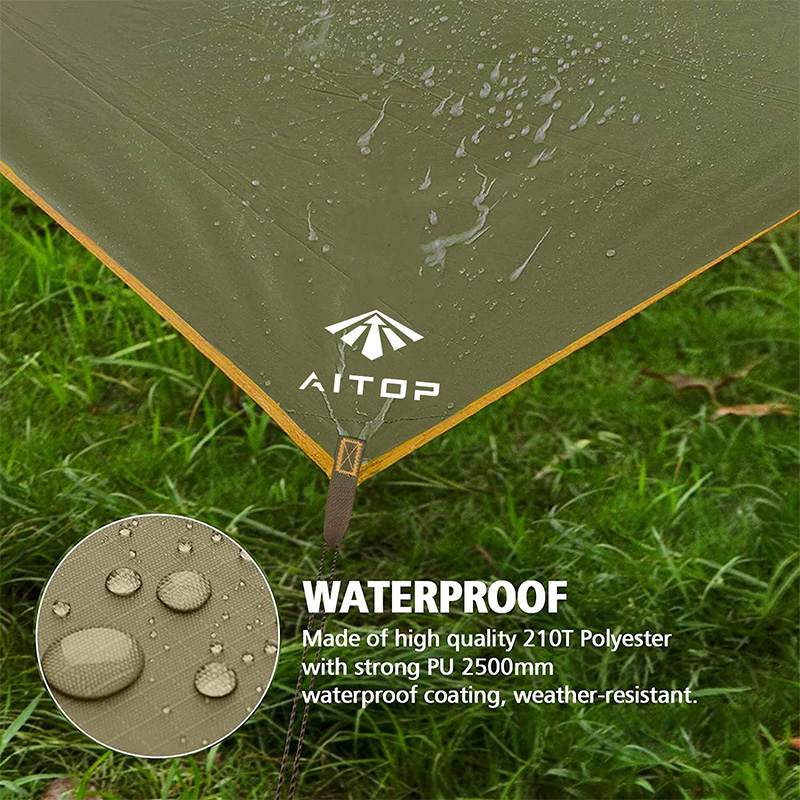 Outdoor Multifunctional Camping Traveling Backpacking Tarp Shelter Rain Fly-3