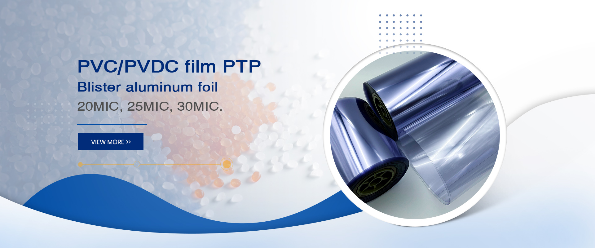 Película de PVC/PVDC PTP