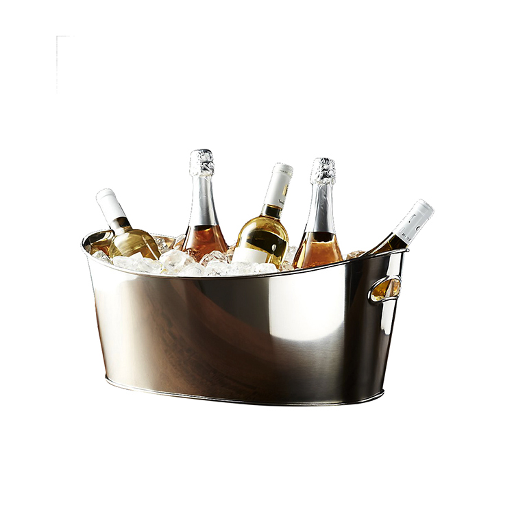 MINGHOU Modern Metal Ice Bucket: Elevating Style and Functionality at Your Events