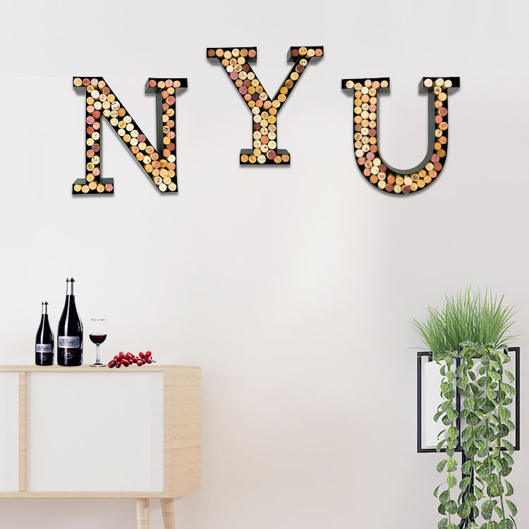Minghou Launches 2024 Hot Sell LETTER Wine Cork Holder: Modern Style, Customizable, and Excellent Service