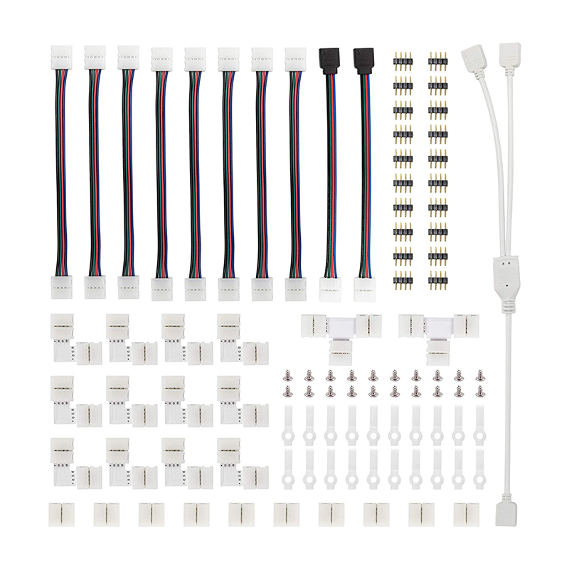 Quick connect 2pin 3pin 4pin led strip light connector