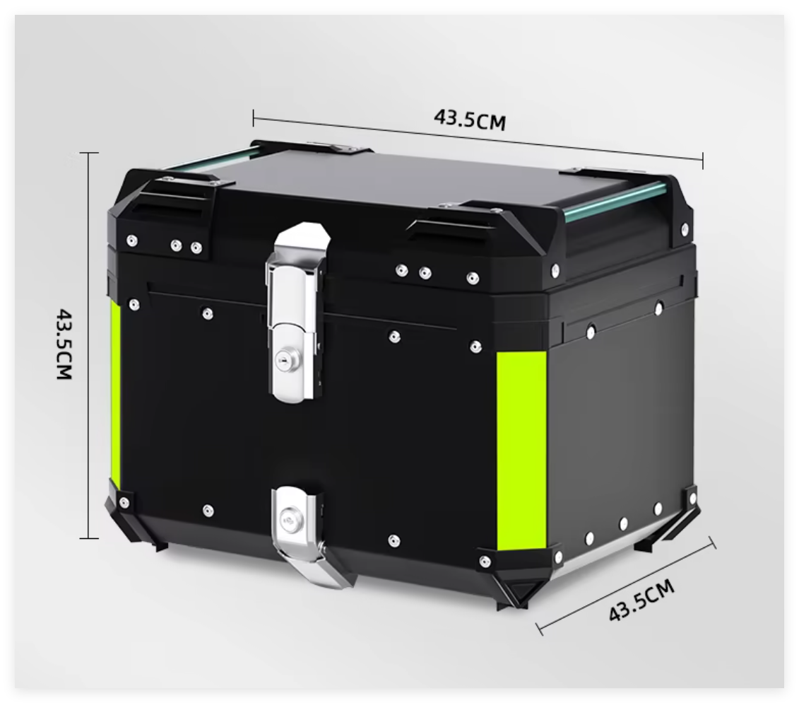 Electric scooter/motorcycle rear storage box