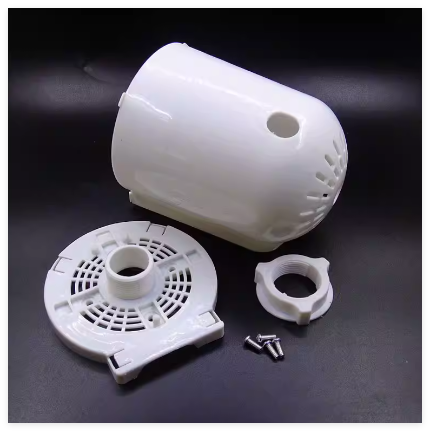 Floor fan motor casing