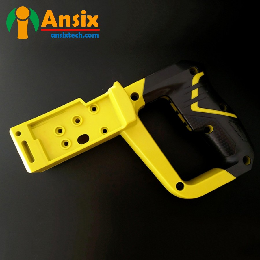 Handle houring double color 2K injection molding