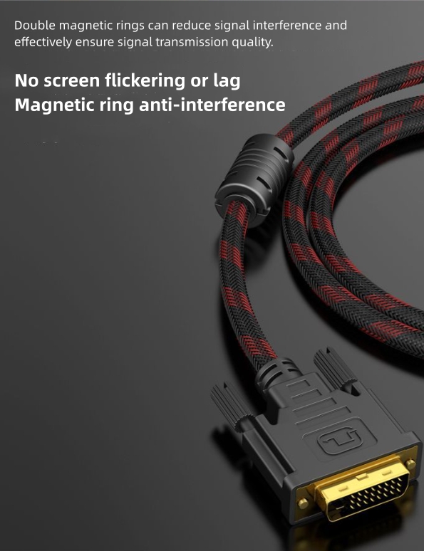 Amewire Wholesale Gold Plated Male to Male DVI Cable 3h6j