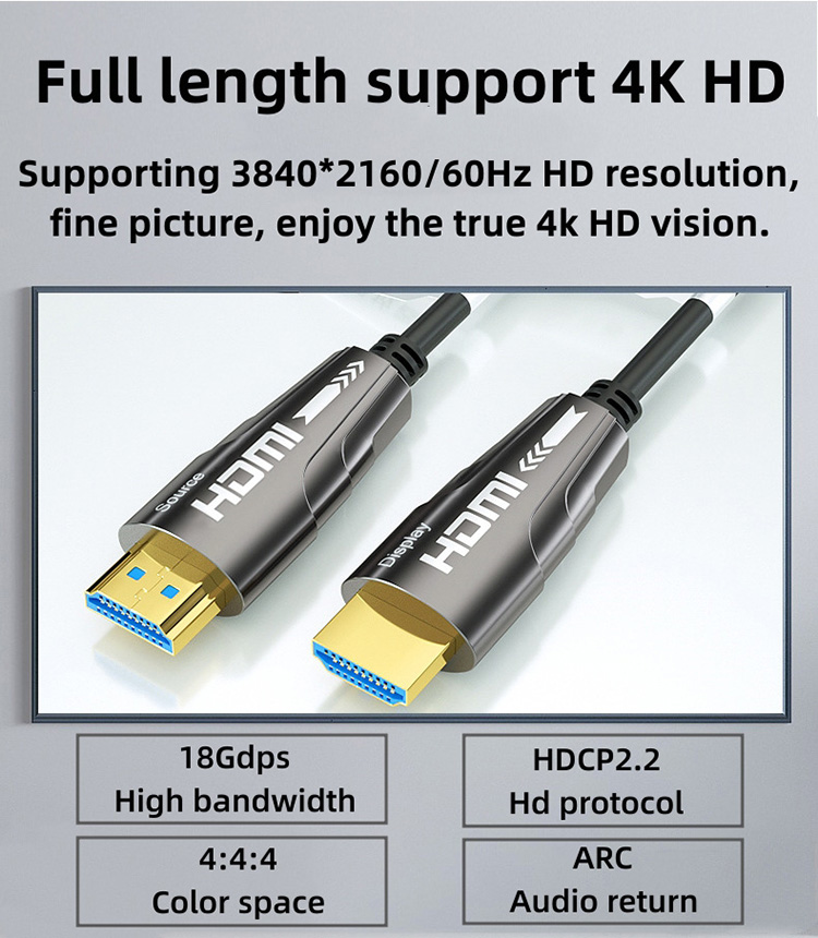 4K 3D HD Video Cable 4K HDMI 2y6g