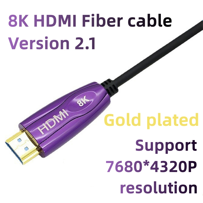 A-A male  hdmi cable 8k 1gold plated 60Hz 3D fiber wire0111y