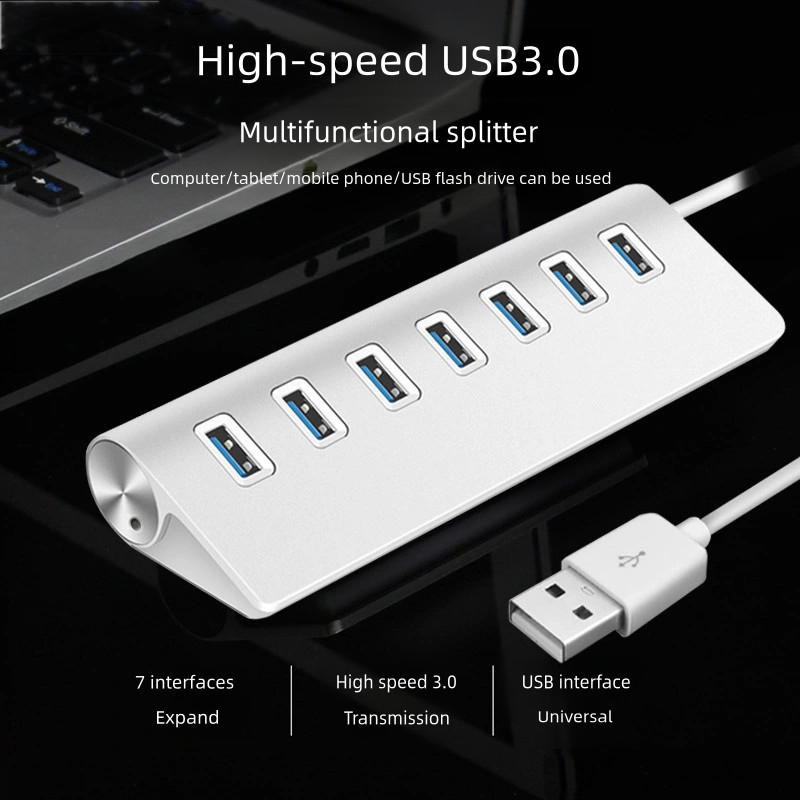 Amewire High Speed 7 Ports Aluminum Alloy 33co