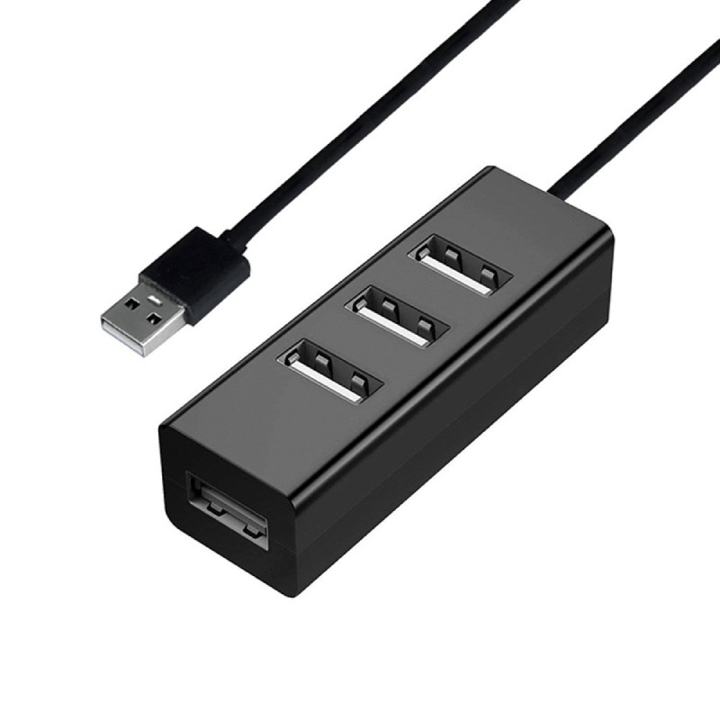 Amewire Good Quality Mini 4 Port USB 2.0 Hub USB2.0 Splitter For Laptop PC Computer Laptop Peripherals Accessories support data transfer rate 480Mbps