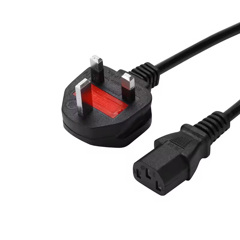 Amewire Professional manufacturer supply standard 3 pin power cable UK power cord