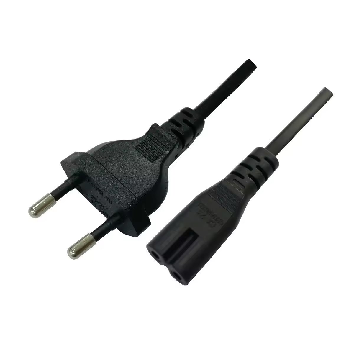 Amewire Customization 2.5A 250V KC Long 2 prong pin Korea Standard Power Cord IEC320 C7 AC cable
