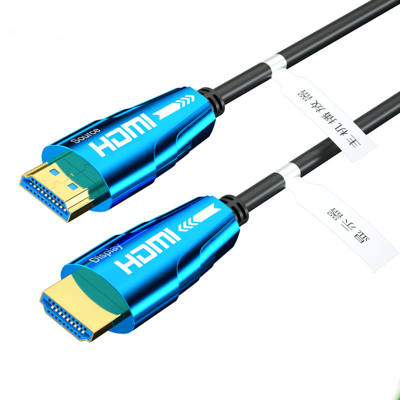 Amewire High Speed Hdmi Optical Fiber Cable 4K 3D HDMI 2.0 Cable Fiber Gold Plated Male To Male  for PS4/5 HDTV
